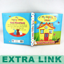 Printing Kid Hard Back Board English story preschool jigsaw Book